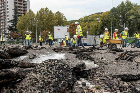 Opération "Libérons les sols !" à Fontaine