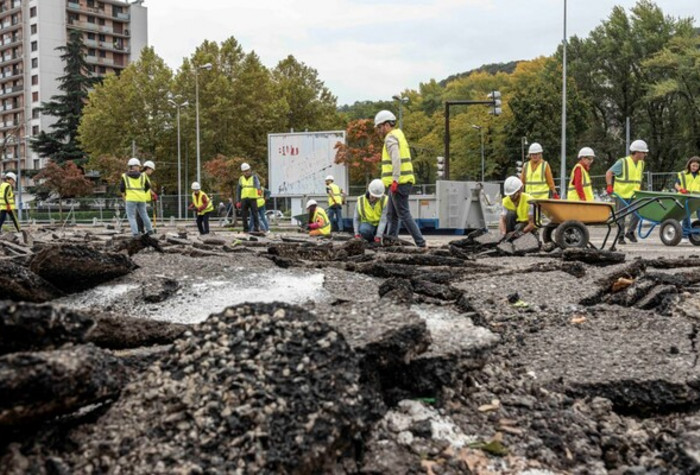 Opération "Libérons les sols !" à Fontaine