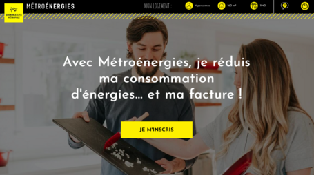 Métroénergies, un site Web pour maîtriser ses consommations d’énergie