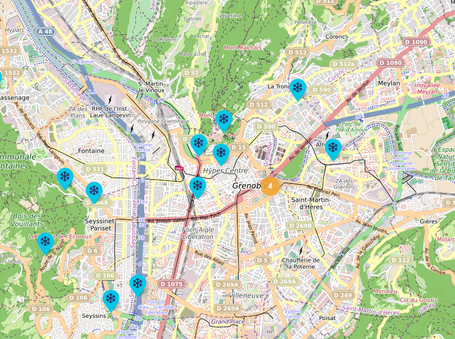CoolToGo : un outil participatif pour échapper à la chaleur en ville sur la métropole grenobloise