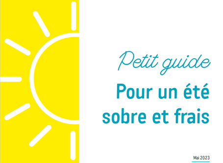 Sobriété dans les communes : kit de communication pour un été sobre et frais